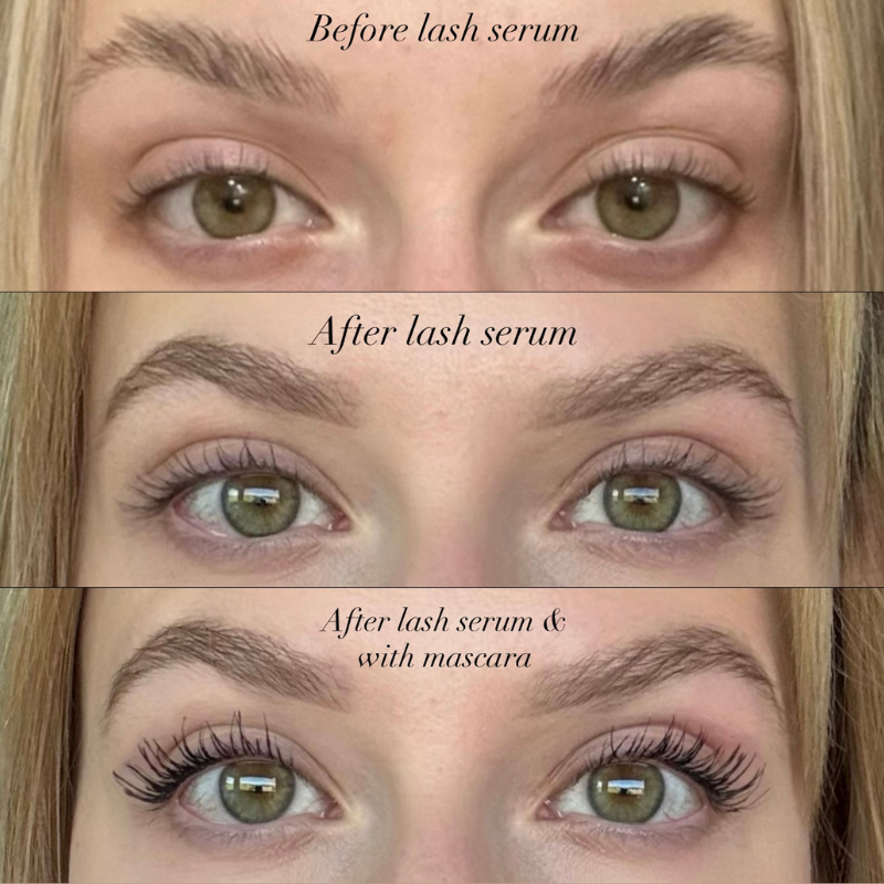 EYELASH rezultat – prej in potem