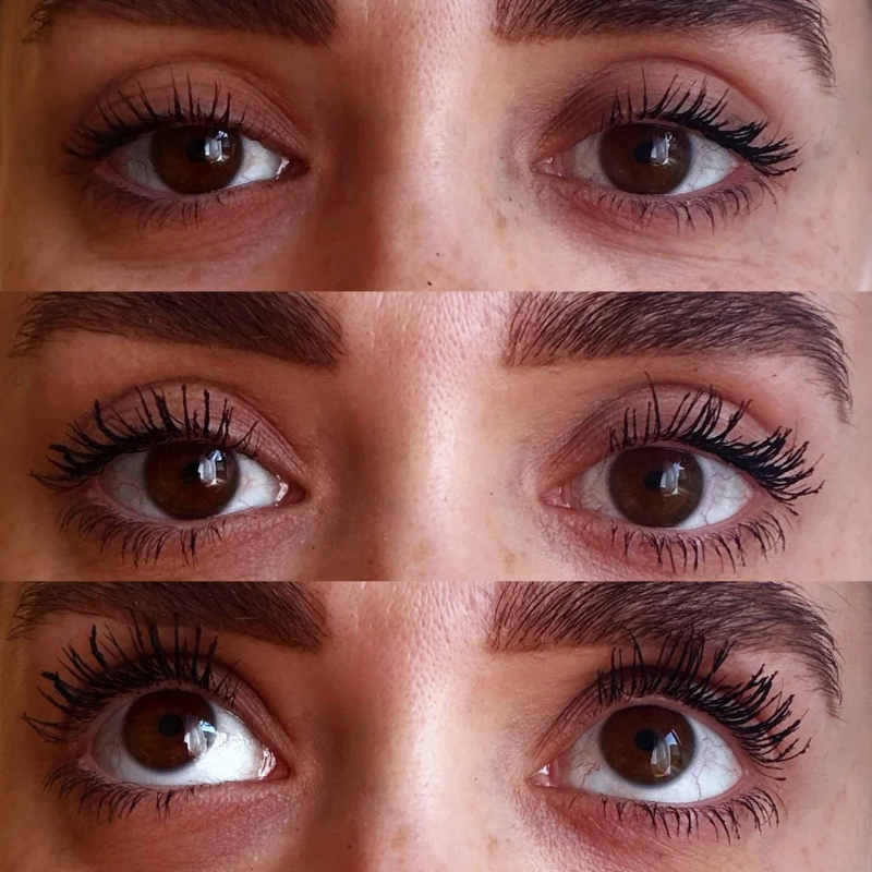 EYELASH rezultat – prej in potem