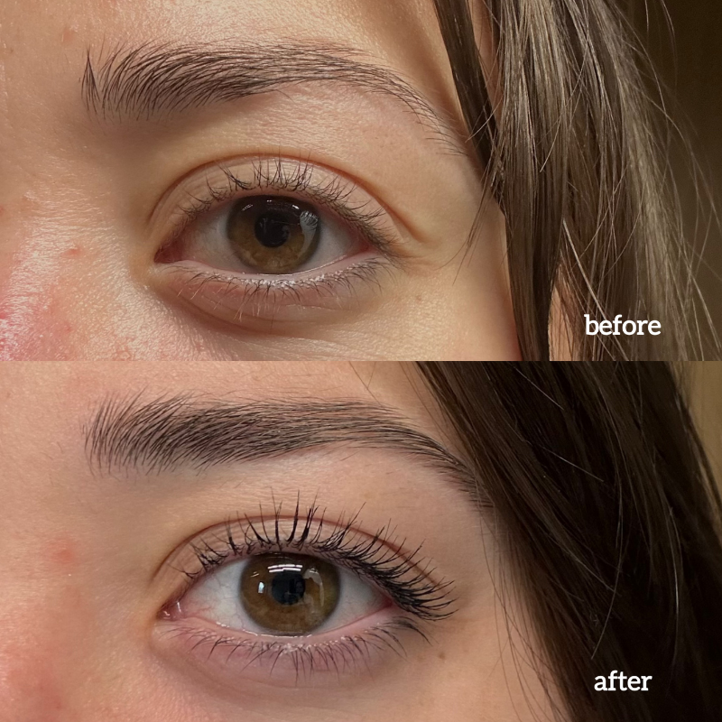 EYELASH rezultat – prej in potem
